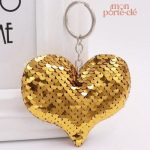 Porte-Clé Cœur décoré de strass
