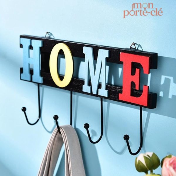 Solution d'accrochage murale pour clés et accessoires