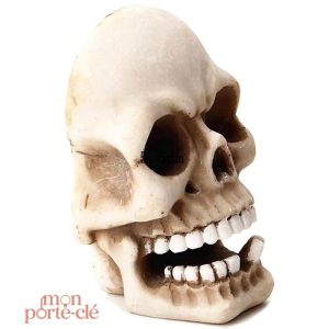 Porte-clé mural design crâne artistique