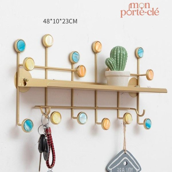 Porte-Clé mural aux couleurs vives