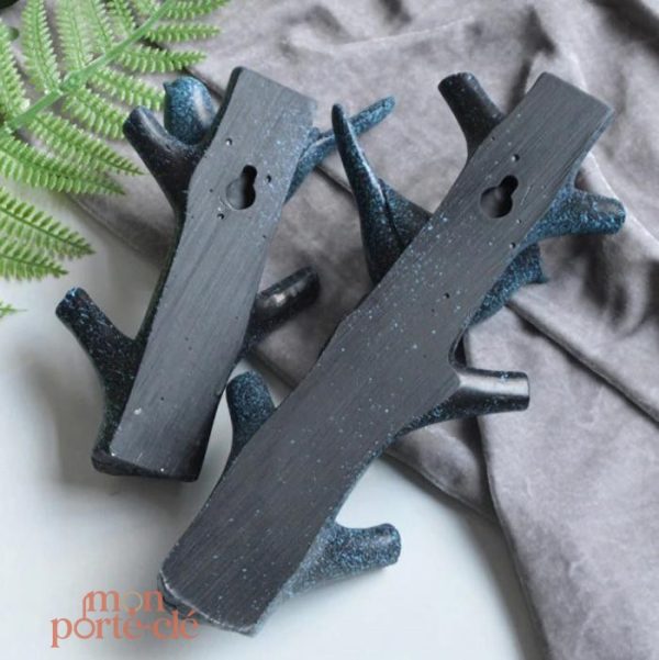 Porte-clé mural minimaliste, idéal pour petits espaces