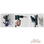 Porte-clé mural chic pour un rangement stylé des clés