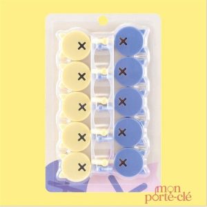 Porte-clé mural pratique avec motif de chaton