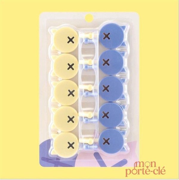 Porte-clé mural pratique avec motif de chaton