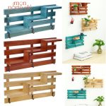 Accessoire mural design, porte-clé en bois naturel