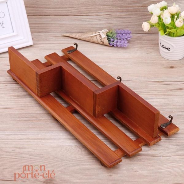 Porte-clé en bois, style champêtre pour la maison