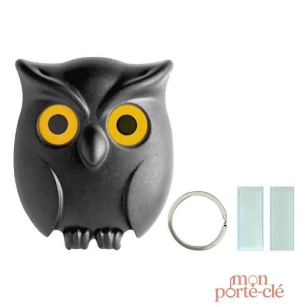 Porte-clé mural design Hibou