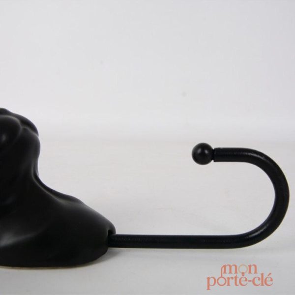 Porte-clé Chien Noir pour intérieur moderne