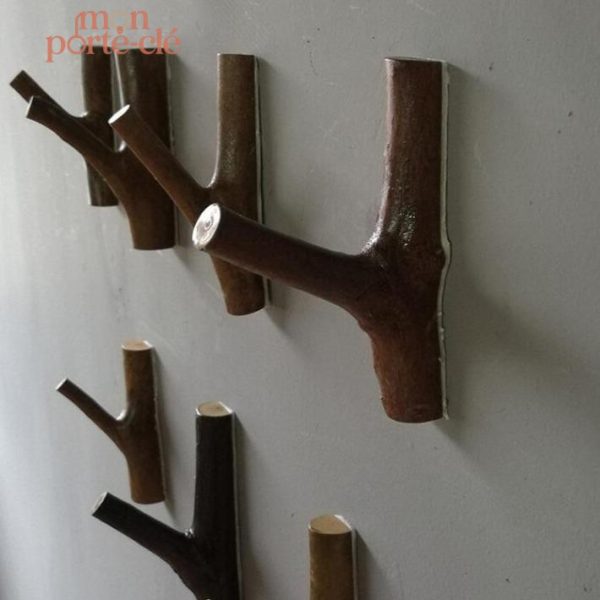 Porte-clé mural moderne avec finition élégante