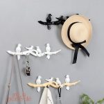 Porte-Clé Mural Oisillons Perchés