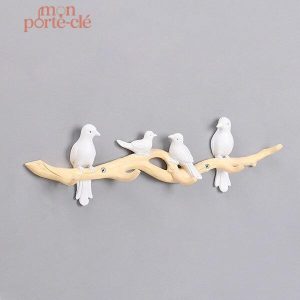 Porte-Clé mural design Oisillons