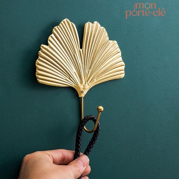 Porte-Clé mural accroche clé feuille