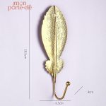 Porte-Clé mural en forme de feuille pour entrée