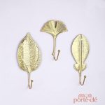 Porte-Clé Mural en forme de feuille