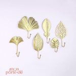 Porte-Clé mural moderne feuille