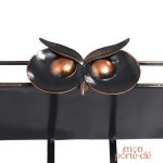 Porte-clé décoratif hibou vintage unique