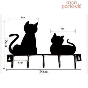 Support mural élégant pour accrocher des clés