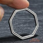 Anneau Porte-Clé léger en titane résistant