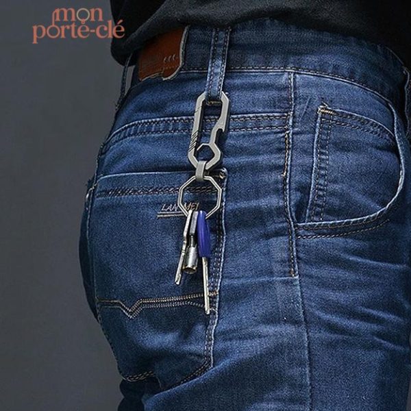 Anneau en titane, ajout parfait à vos clés