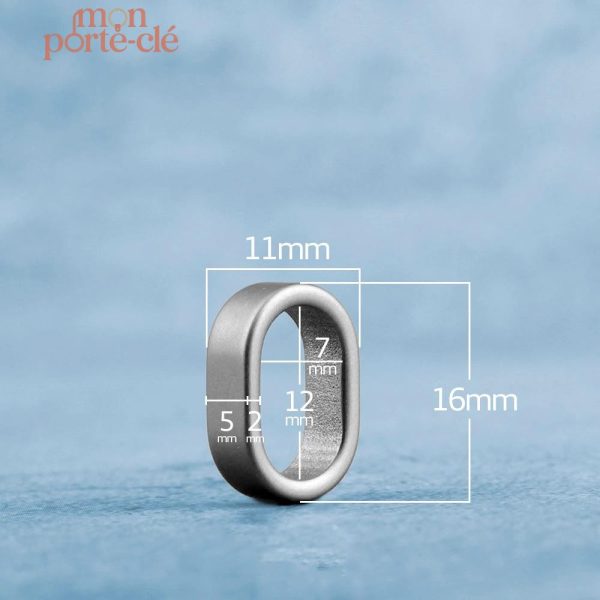 Porte-clé léger en titane durable