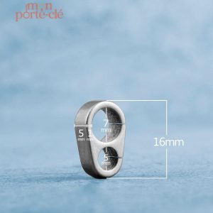 Connecteur en titane pour porte-clé