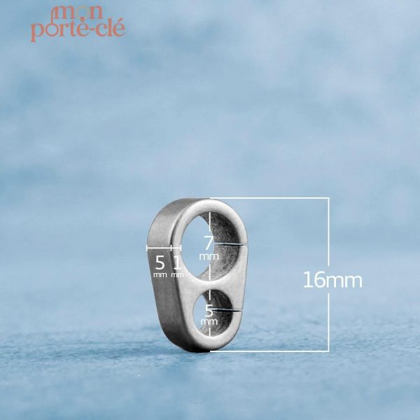 Connecteur en titane pour porte-clé