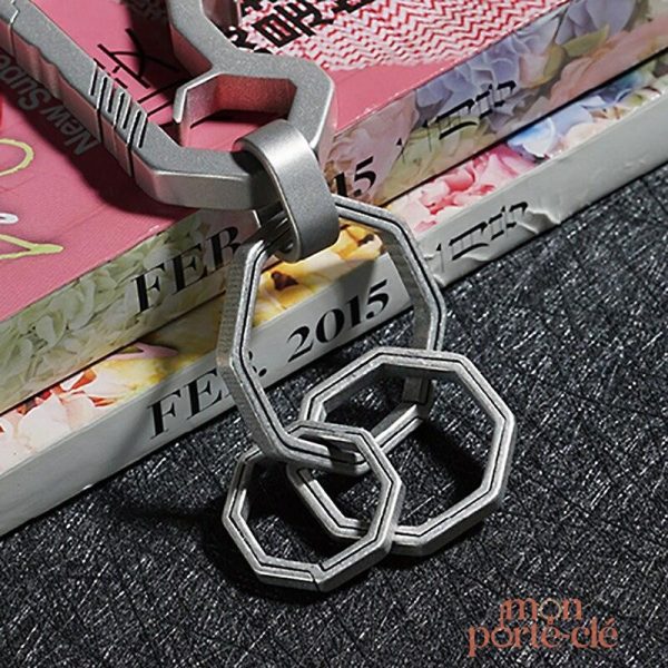 Anneau robuste en titane pour clés