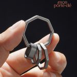 Connecteurs porte-clé en titane résistant