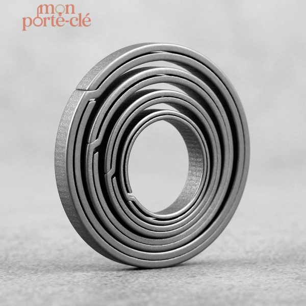 Anneau Porte-Clé Rond Titane