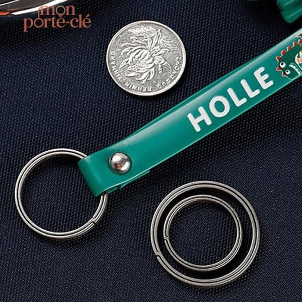 Porte-clé en titane, style moderne