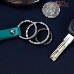 Accessoire clé en titane rond