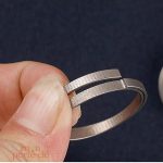 Anneau en titane, design fonctionnel