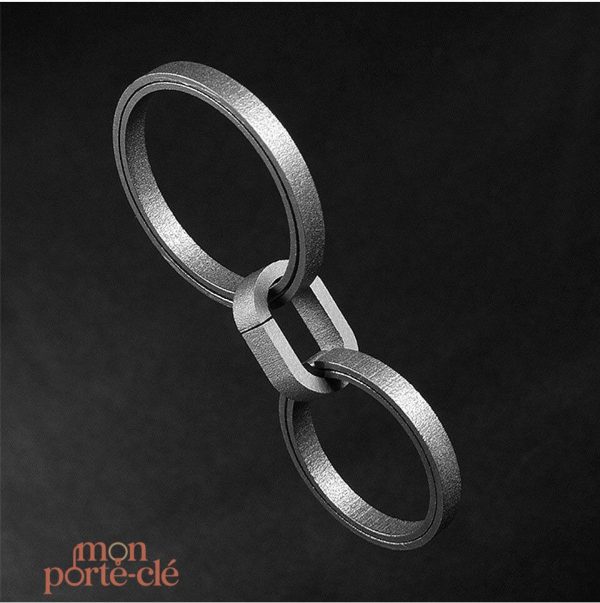 Porte-clé titane, idéal pour les clés