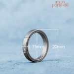 Anneau en titane léger et durable