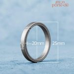 Accessoire porte-clé en titane