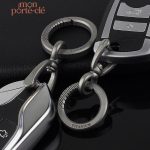 Anneau Porte-Clé Étrier en Titane