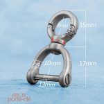 Anneau Étrier Titane, accessoire pratique et léger