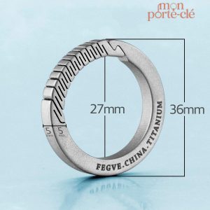 Mousqueton titane pour un accès facile