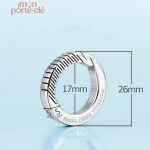 Anneau pratique pour clés en titane