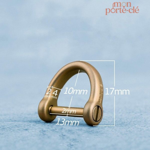 Anneau porte-clé titane pour les aventuriers