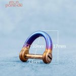 Porte-clé léger en titane 13mm