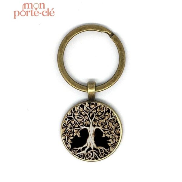 Porte-clé représentant l'Arbre de Vie, design élégant