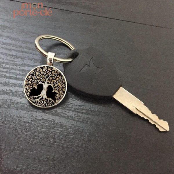 Accessoire porte-clé Arbre de Vie, style unique et significatif