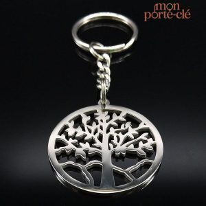 Porte-clé Arbre de Vie en argent