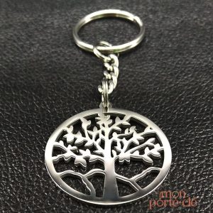 Silhouette d'Arbre de Vie pour porte-clés