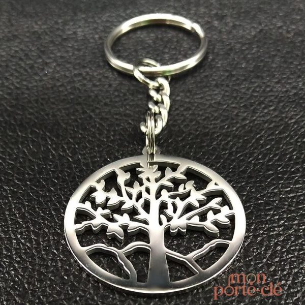 Silhouette d'Arbre de Vie pour porte-clés
