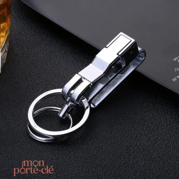Accessoire de mode masculin, attache clé ceinture robuste