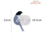 Porte-Clé mural décoratif en forme d'oiseau