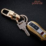 Porte-clé mousqueton en acier pour hommes