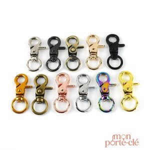 Attache Porte-Clé Mousqueton Multi-Couleurs